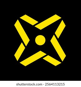 ninja logo illustration.logo of a ninja weapon

￼



