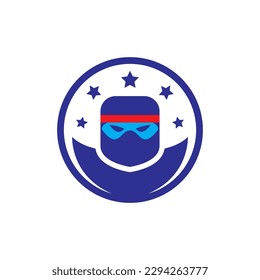 Ninja logo images illustration design