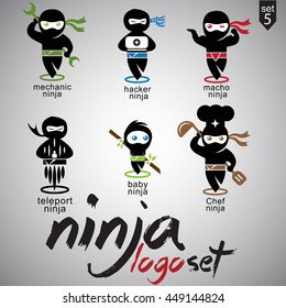 Ninja Logo Set 5