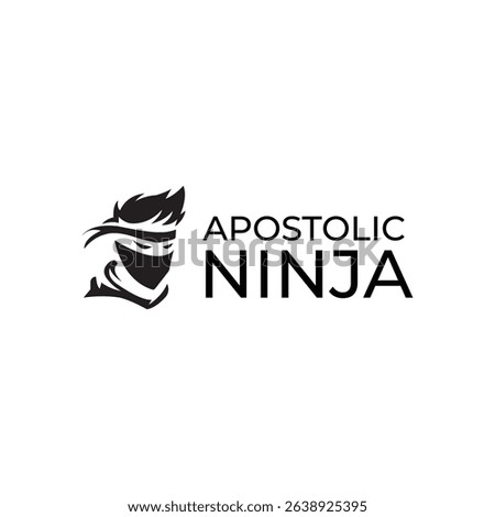 Ninja logo with a sleek masked figure, shuriken, or katana elements, perfect for gaming, martial arts, or stealth-tech brands. Sharp, bold, and symbolizing speed and precision.
