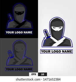 Ninja logo template for company or personal,Esport logo