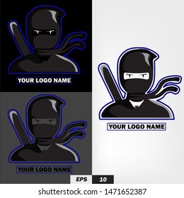 Ninja logo template for company or personal,Esport logo