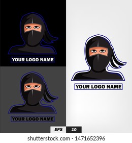 Ninja logo template for company or personal,Esport logo