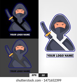 Ninja logo template for company or personal,Esport logo