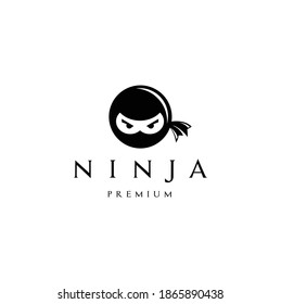 Inspiración en el diseño de vectores con logotipo Ninja