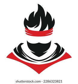 Ninja Logo Vector Design Inspiration