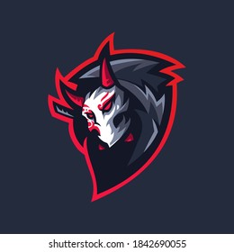 
ninja logo vector for esport