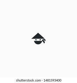 ninja logo vektor template mascots