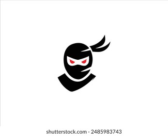 Ninja logo,ninja logo vector design