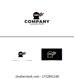 Ninja Marketing Logo Design Template