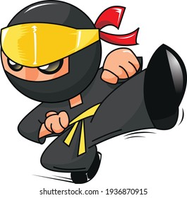 Ninja Martial arts kids Character 