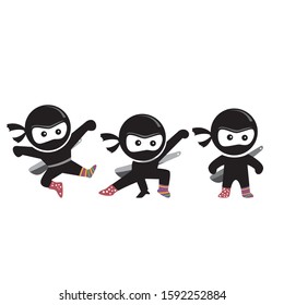 ninja mascot design and vector art 