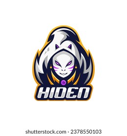 Ninja Mascot Logo Design Vector Template