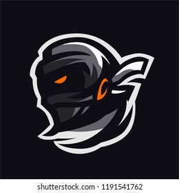 Ninja mascot logo template