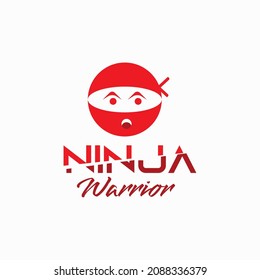 Imagen vectorial del logotipo de mascota Ninja