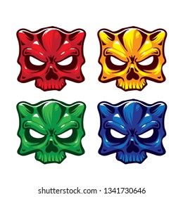 Ninja mask with evil style