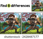 Ninja with Ninjato Find The Differences
