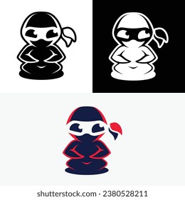 Ninja People Japan Abstract Logo