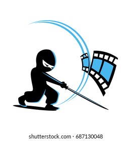 Ninja Samurai Warrior Fighter Character Cartoon Martial Art Weapon Film