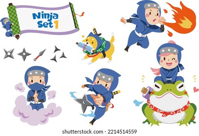 Ninja set 1 using