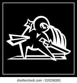 Ninja silhouette