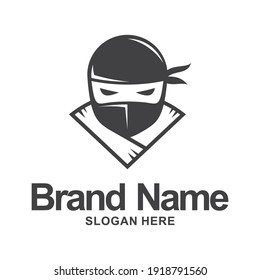 Ninja Silhouette Logo Design Inspiration