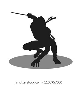 Ninja Silhouette Stock Vectors, Images & Vector Art | Shutterstock