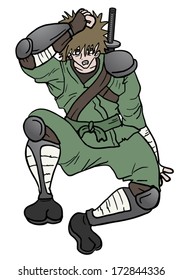 Ninja sitting