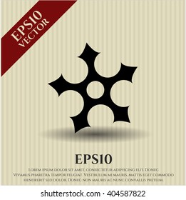 Icono de estrella Ninja
