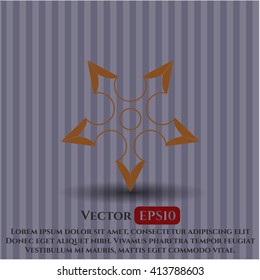 Icono o símbolo Ninja Star