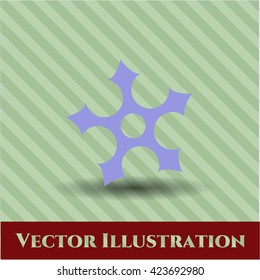 Icono o símbolo Ninja Star