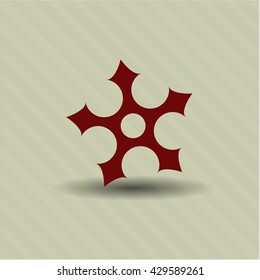 Ninja Star icon or symbol