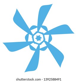ninja star icon. vector illustration