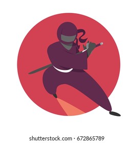 Ninja with sword