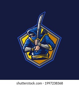 ninja sword japan kill emblem team people attack