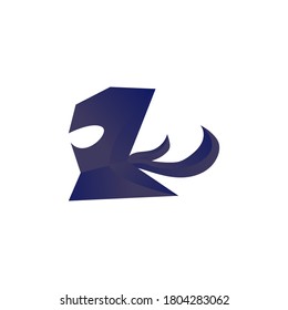 ninja vector design template illustration