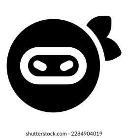 Ninja-Vektorsymbol-Illustrationsobjekt