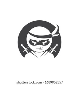 ninja vector icon illustration design template