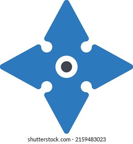 ilustración de ninja Vector en un fondo transparente. Símbolos de calidad superior. Iconos vectoriales de glifos para diseño de conceptos y gráficos. 