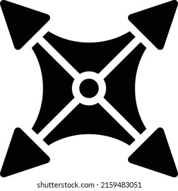 ilustración de ninja Vector en un fondo transparente. Símbolos de calidad superior. Iconos vectoriales de glifos para diseño de conceptos y gráficos. 