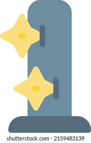 ninja Vector illustration on a transparent background. Premium quality symmbols. Line Color vector icons for concept and graphic design.