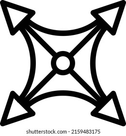 ilustración de ninja Vector en un fondo transparente. Símbolos de calidad superior. Iconos vectoriales de línea delgada para el diseño de conceptos y gráficos. 