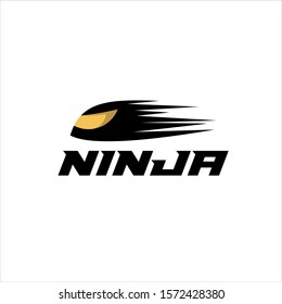 Ninja Vector Logo abstract modern character