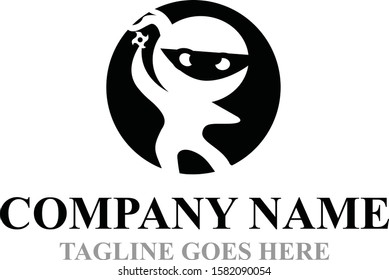 Ninja Vector Royalty Logo Design Inspirations