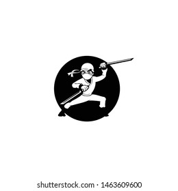 ninja vector  ninja silhouette