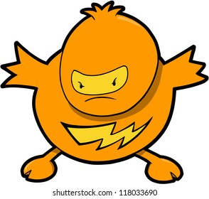 Ninja Warrior Chicken Vector