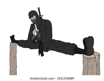 Ninja warrior draw