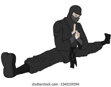 Ninja warrior draw