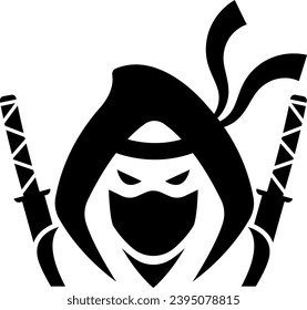 ninja warrior tattoo logo design