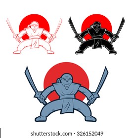 ninja warrior three color variations